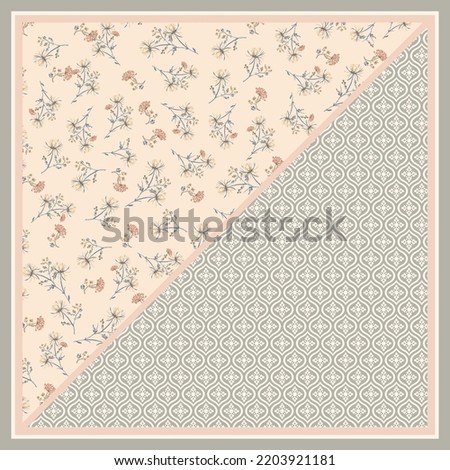 floral abstract pastel scarf hijab 020 Сток-фото © 