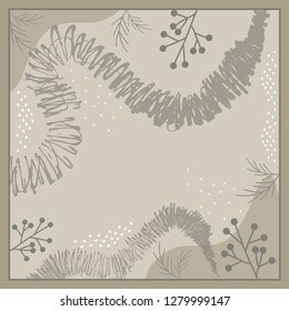 floral abstract pattern background