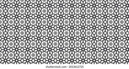 Floral abstract pattern background, for room and wall decoration