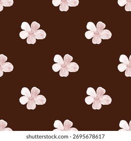 Vector de ilustración sin fisuras de patrón abstracto floral