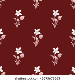 floral abstract pattern seamless illustration vector
