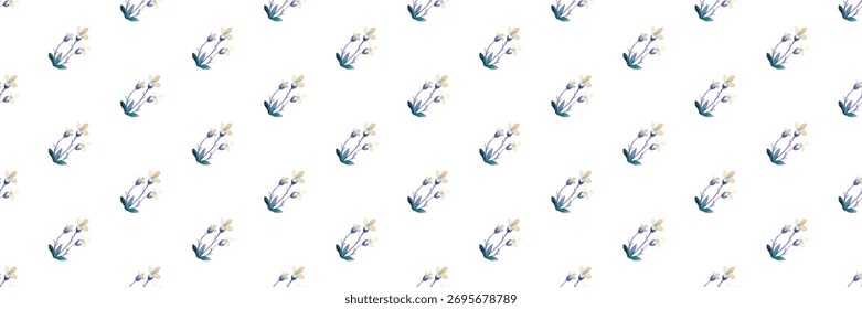 florale abstrakte Muster nahtlose Illustration Vektor