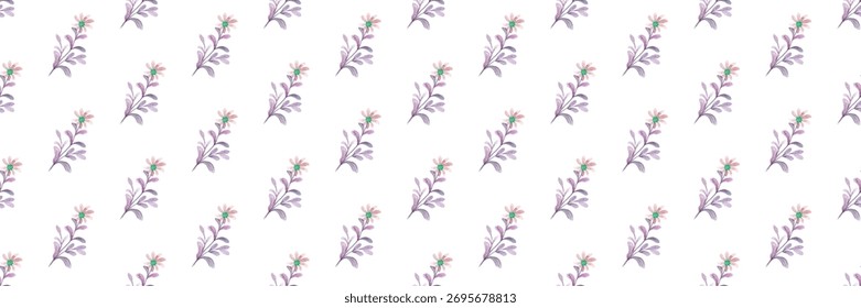 floral abstract pattern seamless illustration vector