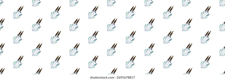 floral abstract pattern seamless illustration vector