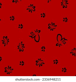 floral abstract pattern suitable for textile and printing needs