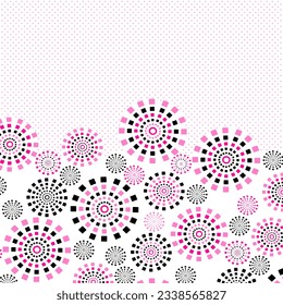 floral abstract pattern suitable for textile and printing needs