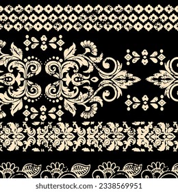 floral abstract pattern suitable for textile and printing needs