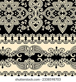 floral abstract pattern suitable for textile and printing needs