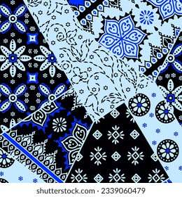 floral abstract pattern suitable for textile and printing needs