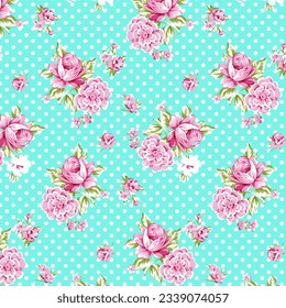 floral abstract pattern suitable for textile and printing needs