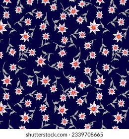 floral abstract pattern suitable for textile and printing needs