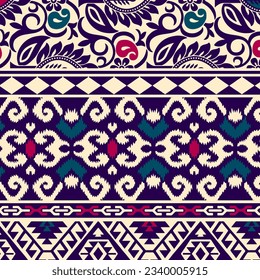 patrón abstracto floral adecuado para necesidades textiles y de impresión