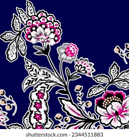 floral abstract pattern suitable for textile and printing needs