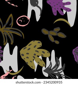 floral abstract pattern suitable for textile and printing needs