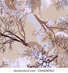 floral abstract pattern suitable for textile and printing needs