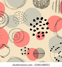 floral abstract pattern suitable for textile and printing needs