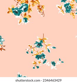 floral abstract pattern suitable for textile and printing needs