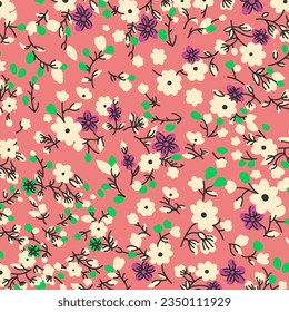 floral abstract pattern suitable for textile and printing needs
