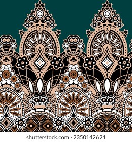floral abstract pattern suitable for textile and printing needs