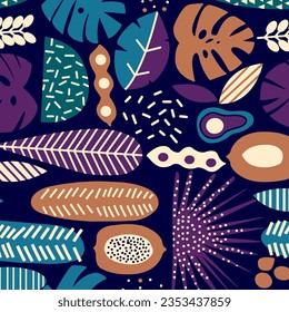 floral abstract pattern suitable for textile and printing needs