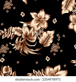 floral abstract pattern suitable for textile and printing needs