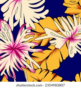 floral abstract pattern suitable for textile and printing needs