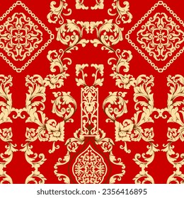 floral abstract pattern suitable for textile and printing needs