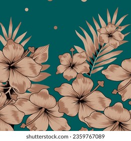floral abstract pattern suitable for textile and printing needs