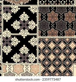 floral abstract pattern suitable for textile and printing needs
