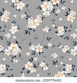 floral abstract pattern suitable for textile and printing needs