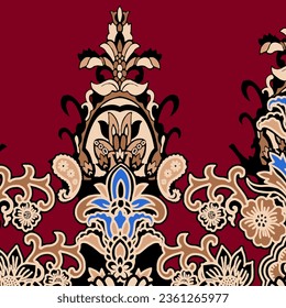 floral abstract pattern suitable for textile and printing needs