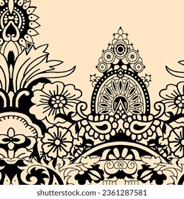 
floral abstract pattern suitable for textile and printing needs