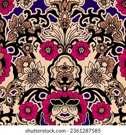 
floral abstract pattern suitable for textile and printing needs