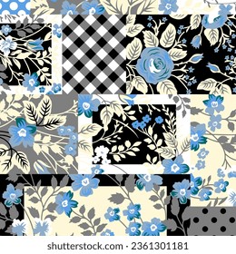 floral abstract pattern suitable for textile and printing needs