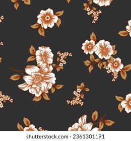 floral abstract pattern suitable for textile and printing needs