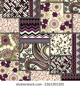 floral abstract pattern suitable for textile and printing needs