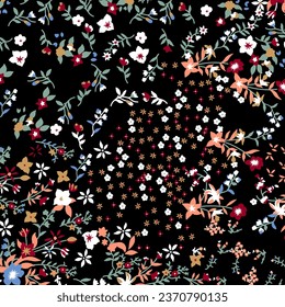 floral abstract pattern suitable for textile and printing needs