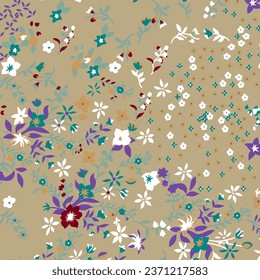 floral abstract pattern suitable for textile and printing needs