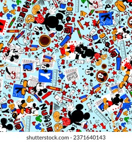 floral abstract pattern suitable for textile and printing needs