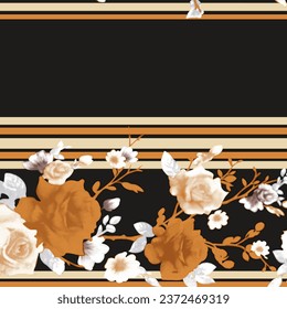 floral abstract pattern suitable for textile and printing needs