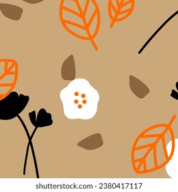 floral abstract pattern suitable for textile and printing needs