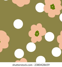 floral abstract pattern suitable for textile and printing needs
