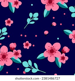 floral abstract pattern suitable for textile and printing needs