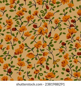 floral abstract pattern suitable for textile and printing needs