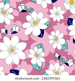 floral abstract pattern suitable for textile and printing needs