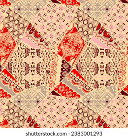 floral abstract pattern suitable for textile and printing needs