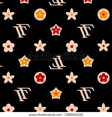 floral abstract pattern suitable for textile and printing needs