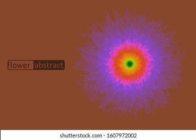 floral abstract random light display