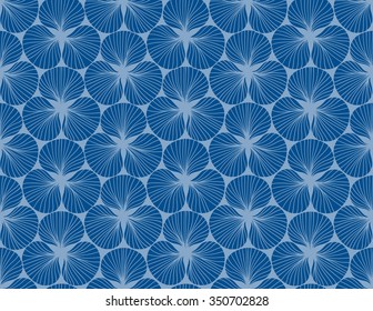 Floral abstract seamless pattern. 