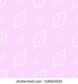 Floral abstract seamless pattern leaves